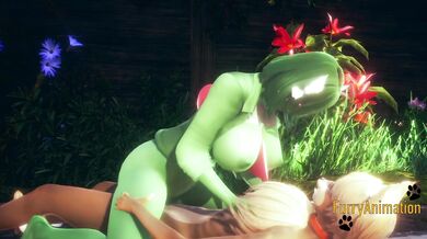 Pokemon Hentai - Gardevoir & Eevee Yiff 2:2