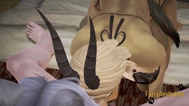 Furry Hentai - WolfBoy & Antelope Yiff