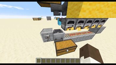 Minecraft Redstone tutorial Ep7 Super Smelter!!