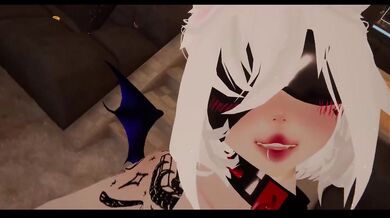 Vrchat triple toy penetration UwU, Lovense long distance sex