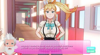 HEROES UNIVERSITY H - Xmas present from the busty nurse (9)