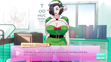HEROES UNIVERSITY H - Xmas present from the busty nurse (9)