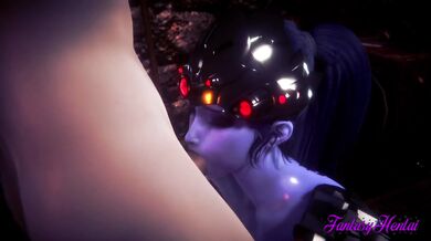 Overwatch Hentai - Widowmaker hard sex