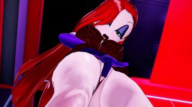 Jessica Rabbit fingers her pussy in a hotel suite. Cartoon porn.