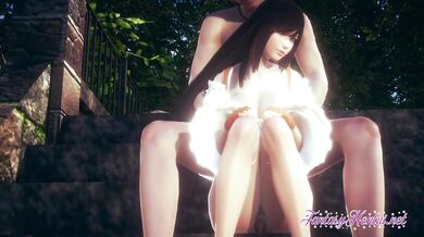 Final Fantasy IX - Garnet Fingering and squirting