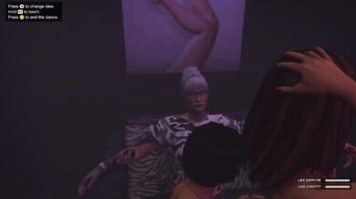 CHASTITY & SAPPHIRE GIVE LUCKY GIRL LAP DANCE IN STRIP CLUB