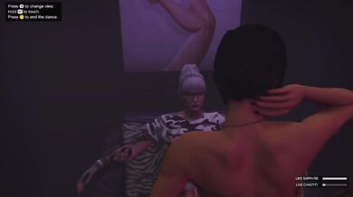CHASTITY & SAPPHIRE GIVE LUCKY GIRL LAP DANCE IN STRIP CLUB