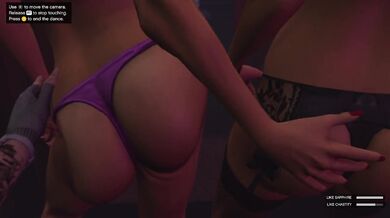 CHASTITY & SAPPHIRE GIVE LUCKY GIRL LAP DANCE IN STRIP CLUB