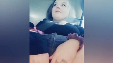 Driving around pussy play