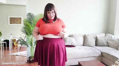 busty BBW Velma humiliates me with femdom SPH & tit worship