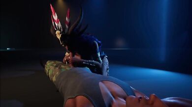 Tribal teen makes him cum 3 times - Wildlife game