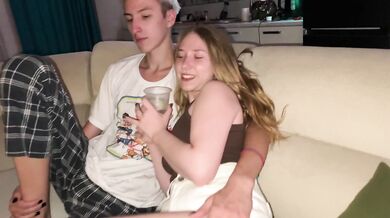 A stranger fucked me in the mouth and my girlfriend in the pussy.