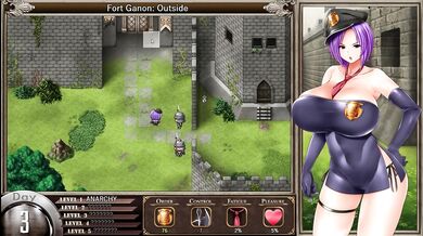 Karryn's Prison [RPG Hentai game] Ep.4 Warden first handjob after being strip off by prisoners