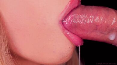 CLOSE UP: BEST CUM in MOUTH COMPILATION! HOTTEST CUMSHOTS for SweetheartKiss! Try Not To Cum ASMR 4K