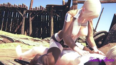 Attack on Titans Hentai - Annie Boobjob and Fucked with cum inside