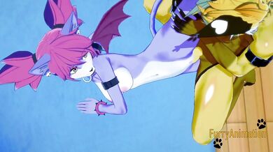 Furry Hentai - Bat-Kitty is fucked by a Lynx