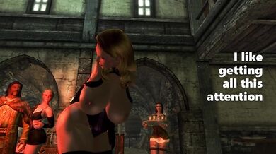 Andrea Becomes A Stripper At An Inn Skyrim