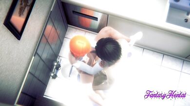 Ben 10 Hentai - Gwen is Fucked in a Japanese Toilet