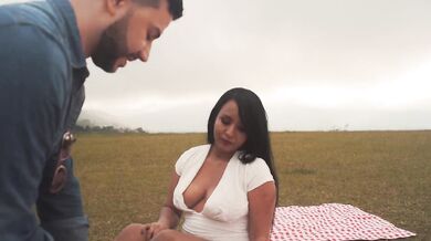 My husband took me to the patio for a picnic and ended up eating my big ass