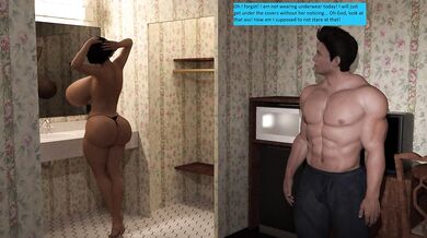 3d comics huge boobs huge cock, James gets a visitor
