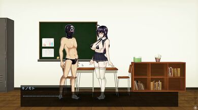 Breeding Logs [Japanese Hentai game] Ep.1 fuck bucket head and squirting in a public library