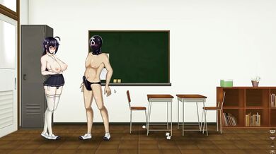 Breeding Logs [Japanese Hentai game] Ep.1 fuck bucket head and squirting in a public library