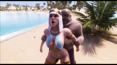 Fat ugly guy fucks egyptian princess (Wildlife animation)