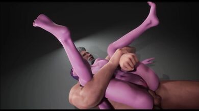Alien girl rough sex (Wildlife animation)