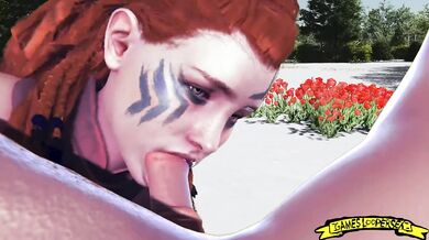 Aloy Horizon Zero Dawn 3D HENTAI SFM