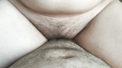 Chubby girl riding fat cock and takes huge unprotected impregnation creampie