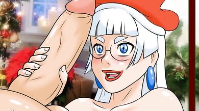 [Xmas Hentai Game] Christmas Pay Rise - Mrs. Santa fucks cheat on her husband with Sparky the elf