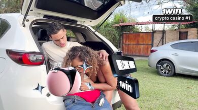 “Would you help me get home?” I fuck a Colombian Ebony MILF in public and cum inside her! Danyel Mast & Carla Morelli