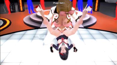 Ryuko Matoi and big futanari girl