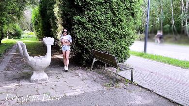 Wild Public Flashing: Pissing, Masturbating to Orgasm & Train Excitement