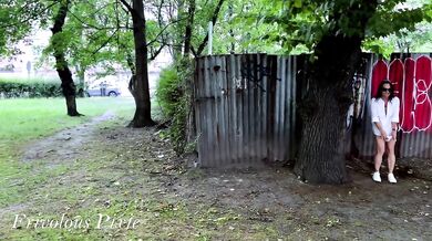Wild Public Flashing: Pissing, Masturbating to Orgasm & Train Excitement