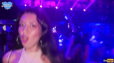 Picked up a student and fucked her in all holes in the toilet of a night club