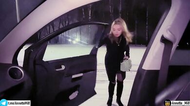 My friend's mom fucked me in the car