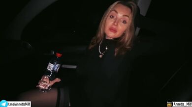 My friend's mom fucked me in the car