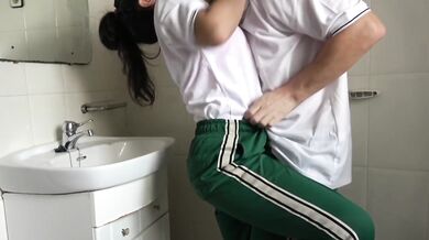 Professor Caught Two Students Fucking In The Bathroom Of A Mexican Public School ~ Real Amateur Sex