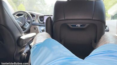 Step Son Accidentally Cums His Pants On The Way To Soccer
