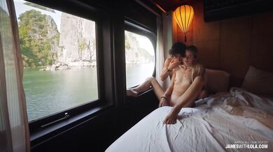 Making love on our ship while sailing through Asia