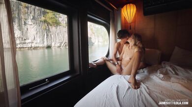 Making love on our ship while sailing through Asia