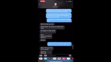 Sexting with my son's friend and I end up deep throating him while I get on his face