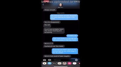 Sexting with my son's friend and I end up deep throating him while I get on his face