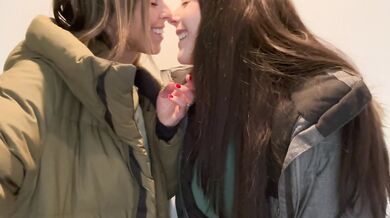 Serenity Cox and Nadia Foxx go shopping with vibes in! Lingerie try-ons, Public Orgasms + more!