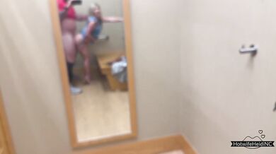 Milf gets fucked in the dressing room (Hotwife Heidi Haze)