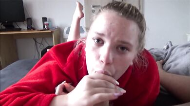 Booty teen fuck and get facial after shower
