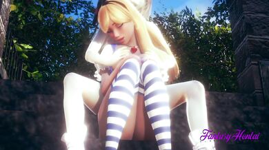 Alice in The Wonderland Hentai - Alice is Fucked by White Rabbit