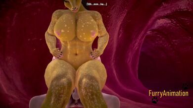 Furry Hentai 3D Yiff - Vore Kangaroo & Human Wolf sex in stomatch