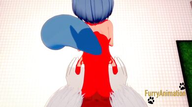 BNA Hentai - Michiru Yiff at Toilet 3/3
